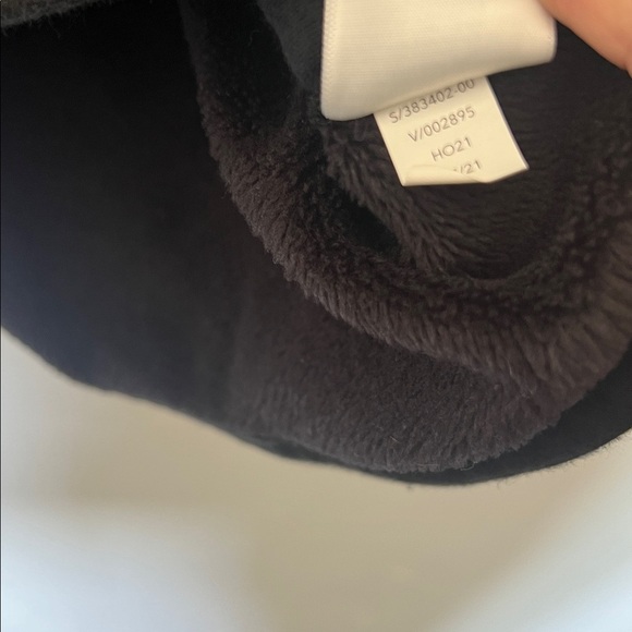 Athleta Cozy Karma Asym Pullover Black Soft Fleece Sweatshirt Women's Small - Picture 6 of 7